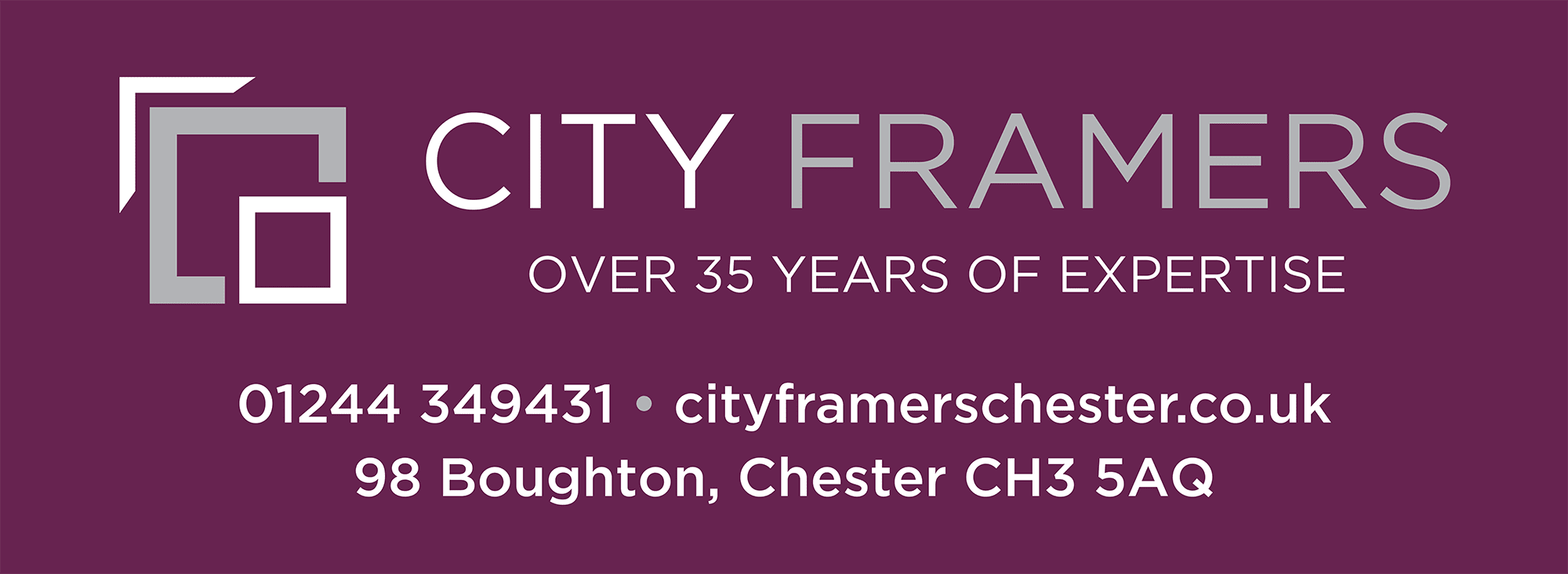 city framers-advert